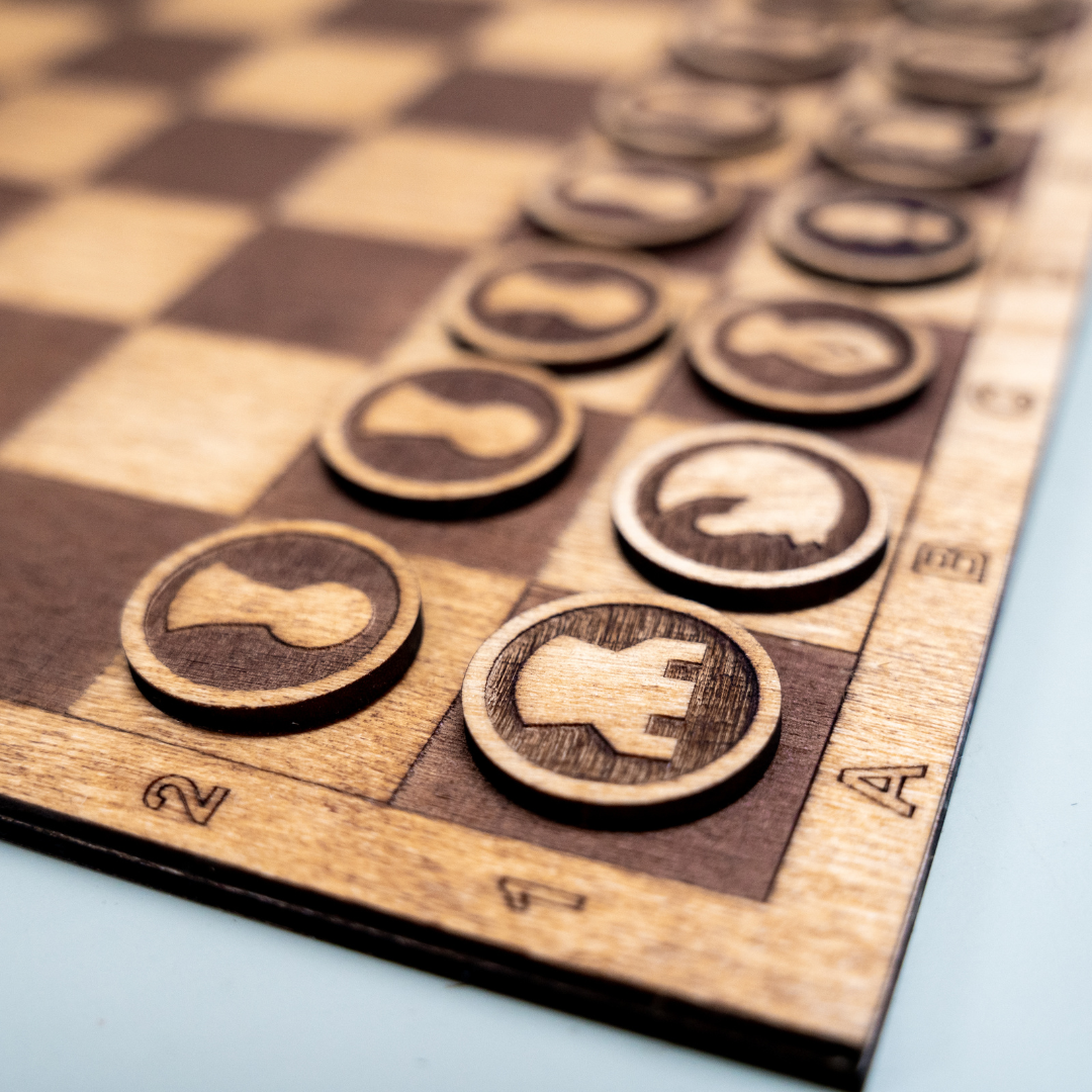 WOODEN CHESS SET