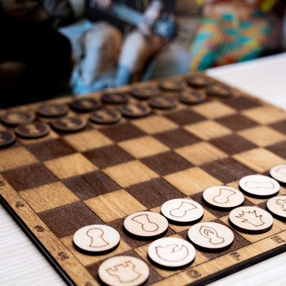 WOODEN CHESS SET