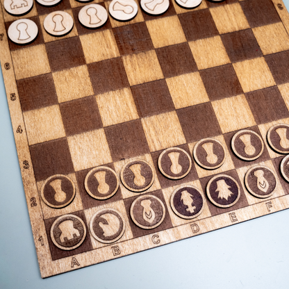 WOODEN CHESS SET