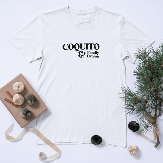 COQUITO, DRAMA Y BOCHINCHE - Tshirt Navideña Familiar