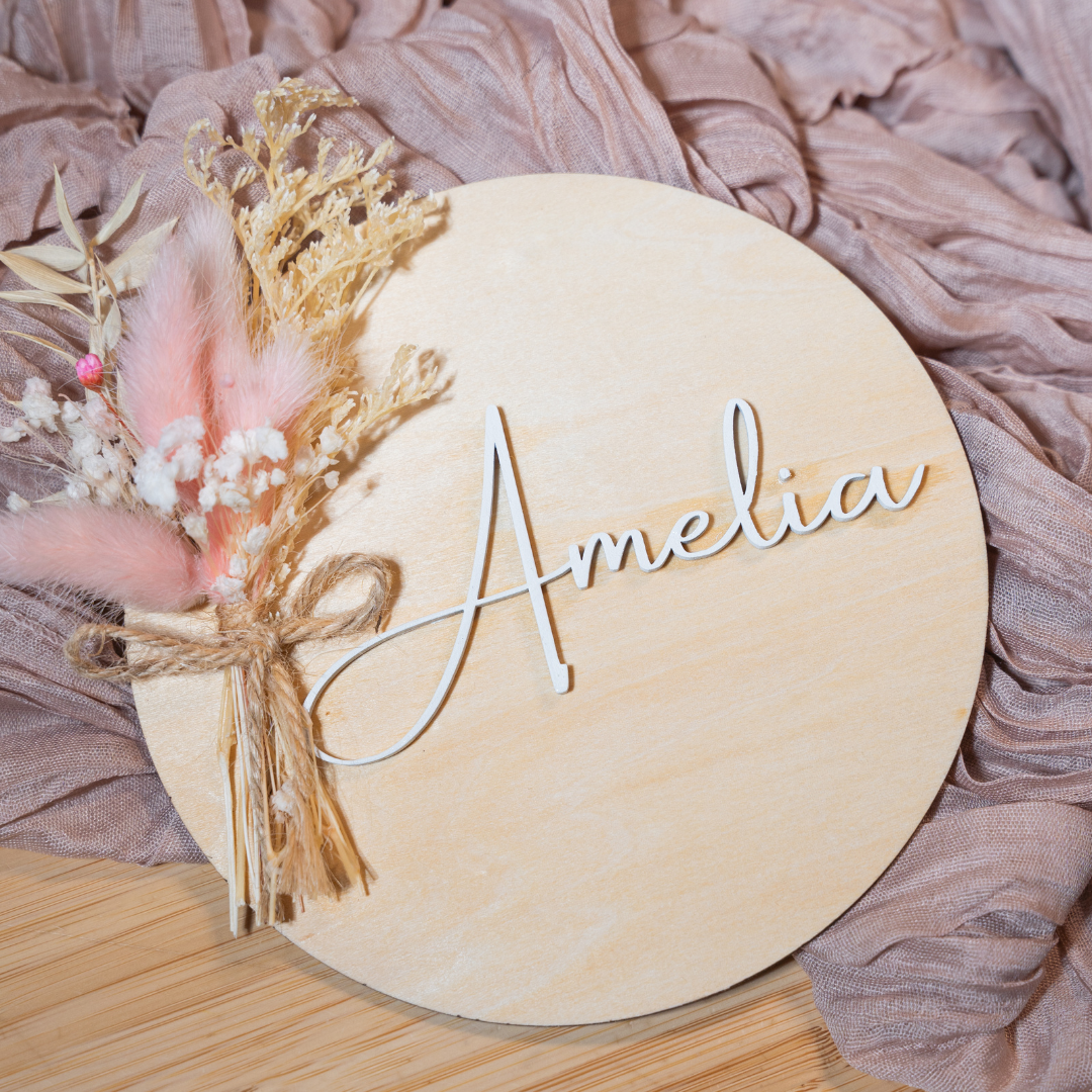 LUXURY BABY NAME SIGN