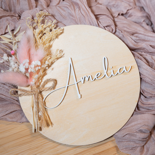 LUXURY BABY NAME SIGN