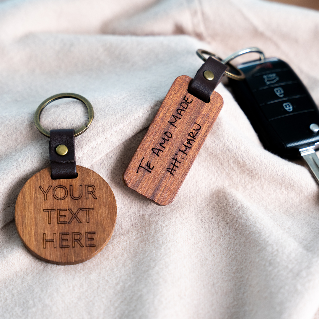 PERSONALIZED KEYCHAIN WITH HANDWRITTEN MESSAGE!