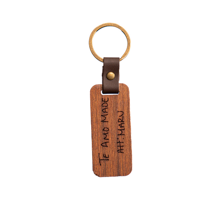 PERSONALIZED KEYCHAIN WITH HANDWRITTEN MESSAGE!