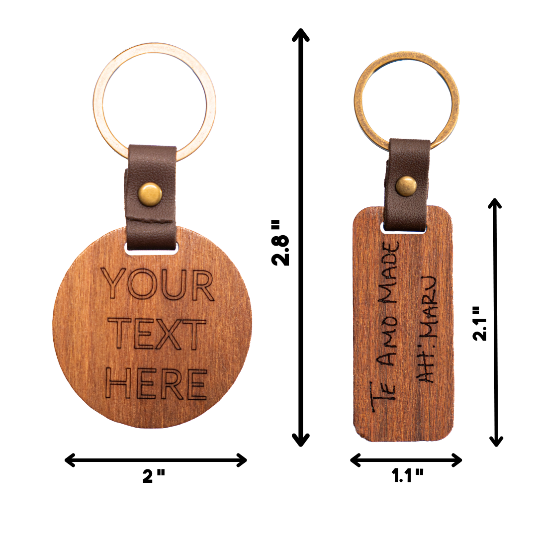 PERSONALIZED KEYCHAIN WITH HANDWRITTEN MESSAGE!