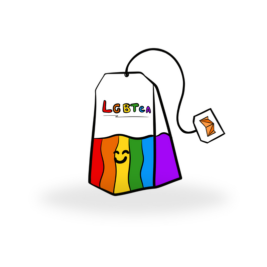 LGBTea WATERPROOF STICKER